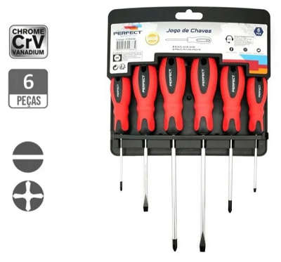 KIT FERRAMENTA - JOGO DE CHAVES 6PCS